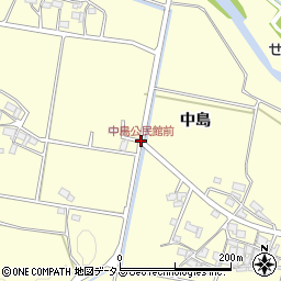 中島公民館前周辺の地図