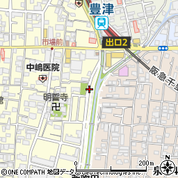 大阪府吹田市垂水町2丁目11周辺の地図