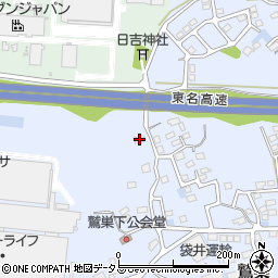 静岡県袋井市鷲巣522周辺の地図