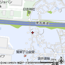 静岡県袋井市鷲巣540周辺の地図