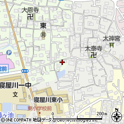 大阪府寝屋川市秦町39-32周辺の地図