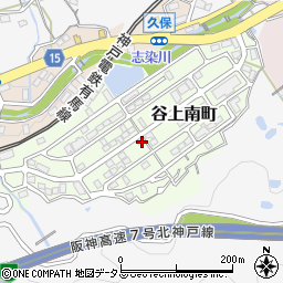 兵庫県神戸市北区谷上南町17-30周辺の地図