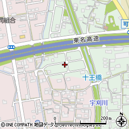 静岡県袋井市久能2083-1周辺の地図