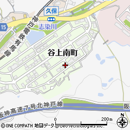 兵庫県神戸市北区谷上南町19-1周辺の地図