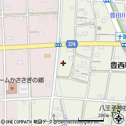 静岡県浜松市中央区豊西町1903周辺の地図