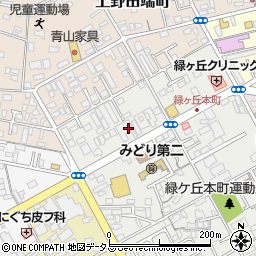 三重県伊賀市緑ケ丘本町1649周辺の地図