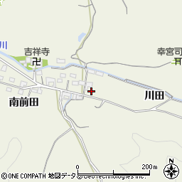 愛知県知多郡美浜町野間川田周辺の地図
