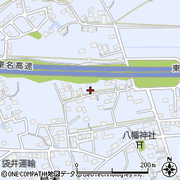 静岡県袋井市鷲巣832周辺の地図