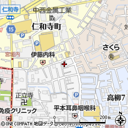 大阪府寝屋川市黒原城内町2-5周辺の地図