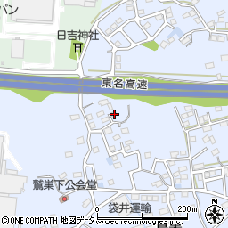 静岡県袋井市鷲巣546-3周辺の地図