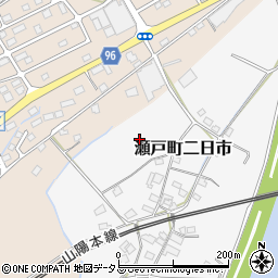 岡山県岡山市東区瀬戸町二日市周辺の地図