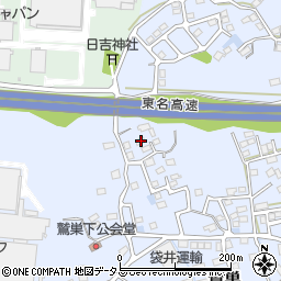 静岡県袋井市鷲巣543周辺の地図