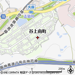 兵庫県神戸市北区谷上南町19-17周辺の地図