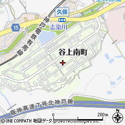 兵庫県神戸市北区谷上南町16-11周辺の地図
