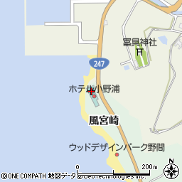 愛知県知多郡美浜町小野浦風宮崎周辺の地図