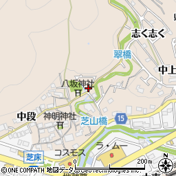 兵庫県神戸市北区山田町下谷上天神4周辺の地図