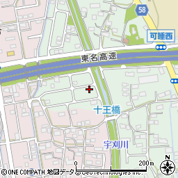 静岡県袋井市久能2086周辺の地図