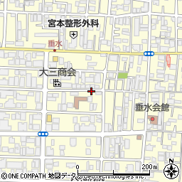 大阪府吹田市垂水町周辺の地図
