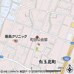 静岡県浜松市中央区有玉北町1919周辺の地図