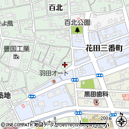 愛知県豊橋市花田町稲場周辺の地図