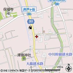 静岡県磐田市大久保375-1周辺の地図