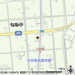 静岡県磐田市匂坂中877周辺の地図