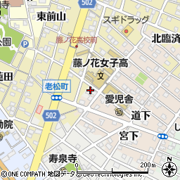 愛知県豊橋市瓦町臨済寺前周辺の地図