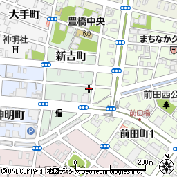 愛知県豊橋市新吉町40-5周辺の地図