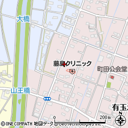 静岡県浜松市中央区有玉北町1998周辺の地図