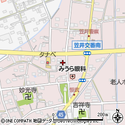 静岡県浜松市中央区恒武町326周辺の地図