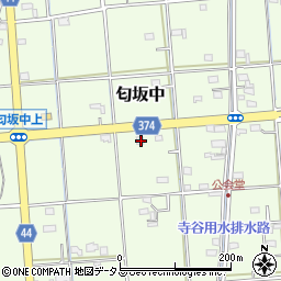 静岡県磐田市匂坂中891周辺の地図