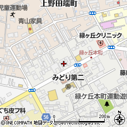 三重県伊賀市緑ケ丘本町1640周辺の地図