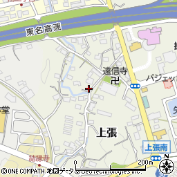 静岡県掛川市上張923周辺の地図