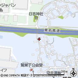 静岡県袋井市鷲巣538周辺の地図