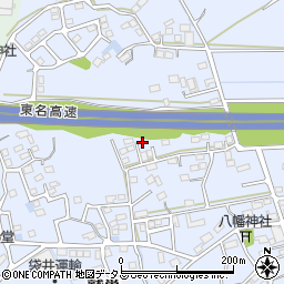 静岡県袋井市鷲巣582-17周辺の地図