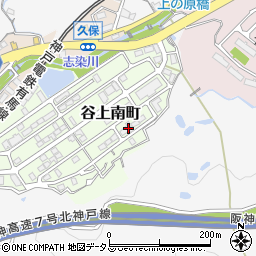 兵庫県神戸市北区谷上南町20-7周辺の地図
