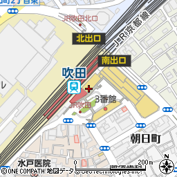 ポポラマーマ JR吹田店周辺の地図