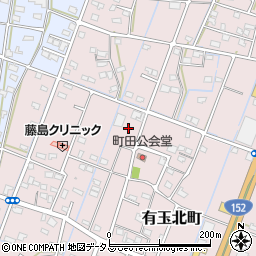 静岡県浜松市中央区有玉北町1918周辺の地図
