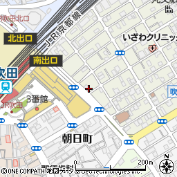 株式会社メインティース　大阪営業所周辺の地図