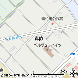 愛知県豊橋市青竹町青竹周辺の地図