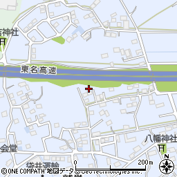 静岡県袋井市鷲巣582-41周辺の地図