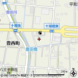 静岡県浜松市中央区豊西町1036周辺の地図