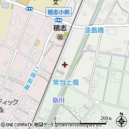 静岡県浜松市中央区積志町1411周辺の地図