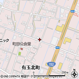 静岡県浜松市中央区有玉北町1119周辺の地図