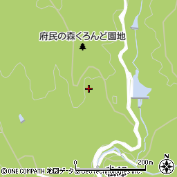 大阪府交野市私部周辺の地図