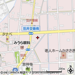 静岡県浜松市中央区恒武町777周辺の地図