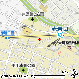 豊橋井原郵便局周辺の地図