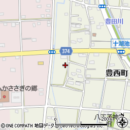 静岡県浜松市中央区豊西町1901周辺の地図