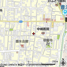 大阪府吹田市垂水町2丁目5-9周辺の地図