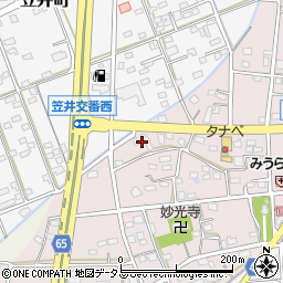 静岡県浜松市中央区恒武町44周辺の地図